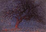 Piet Mondrian Red tree oil painting